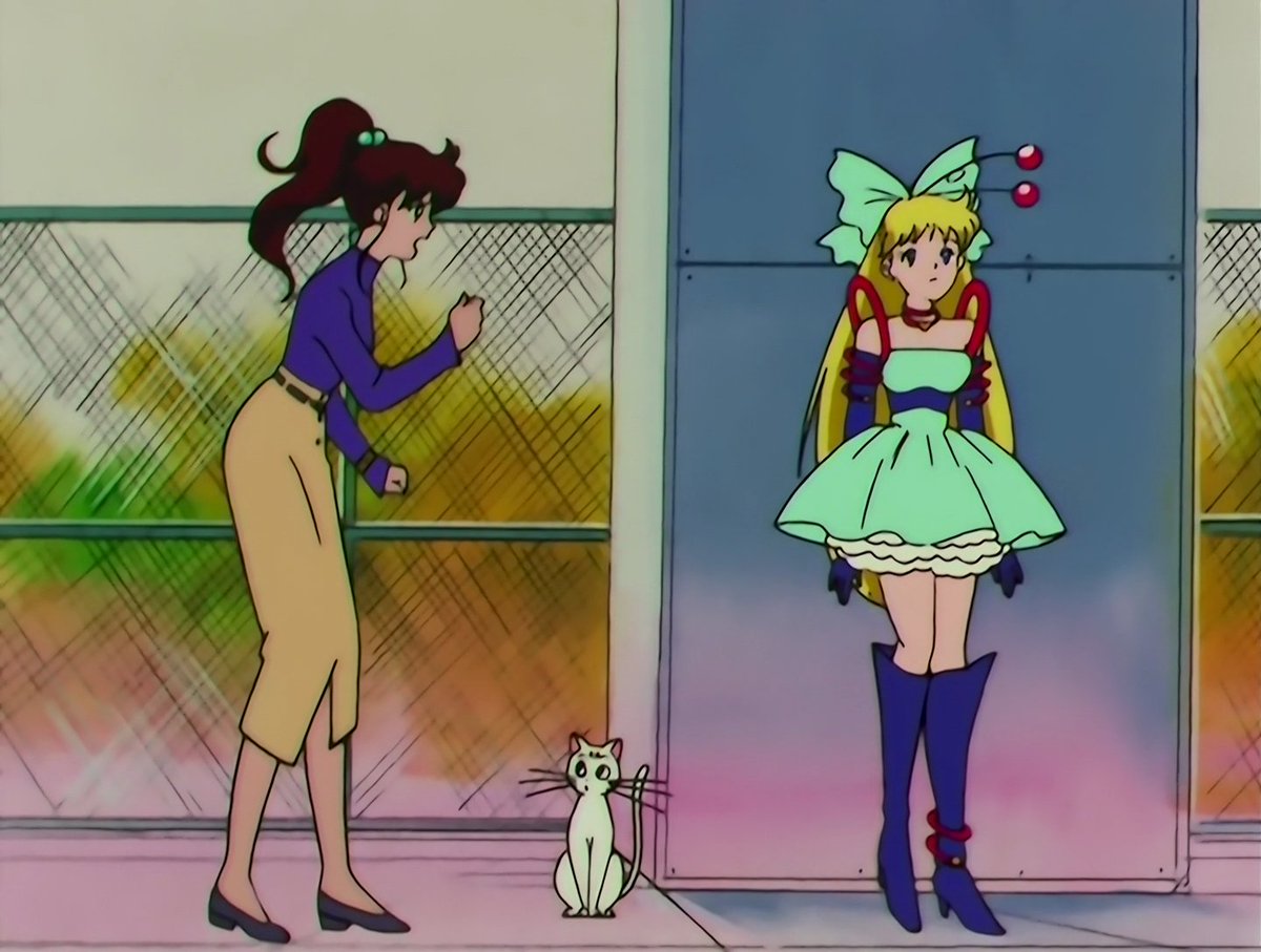 MakotoKinoDaily's tweet photo. Arguing with Minako! https://t.co/9IlFTIWafr
