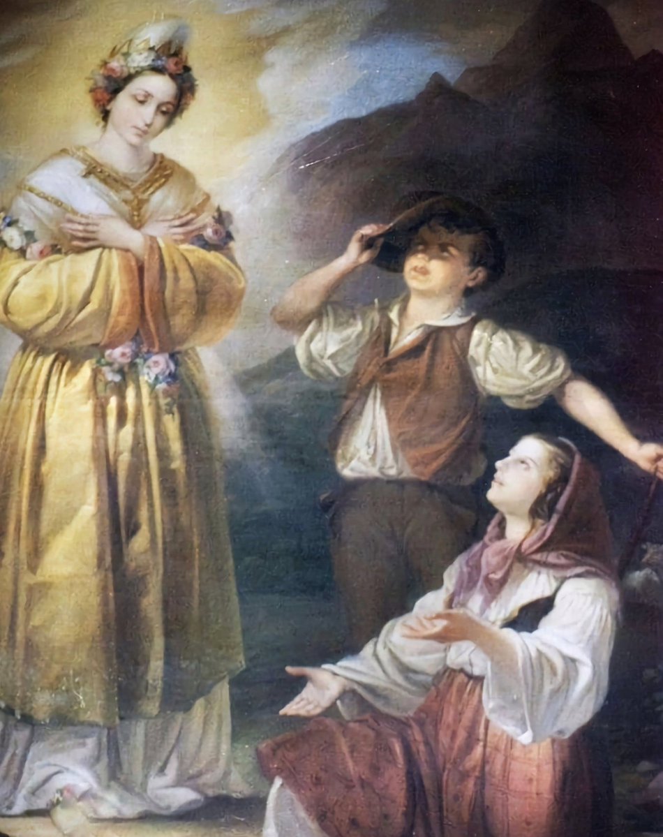 TempusFugit4016's tweet photo. "All the civil governments will have one and the same plan, which will be to abolish and do away with every religious principle, to make way for materialism, atheism, spiritualism and vice of all kinds." - Our Lady of La Salette https://t.co/gzZjcOlMPJ