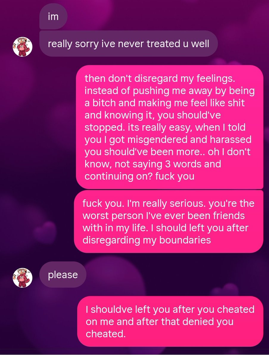 flamefagger's tweet photo. this whole conversation just exhausted agnes' aempathy...its been years ever since she felt actually apathetic towards people's feelings https://t.co/3RGXT2SYWL