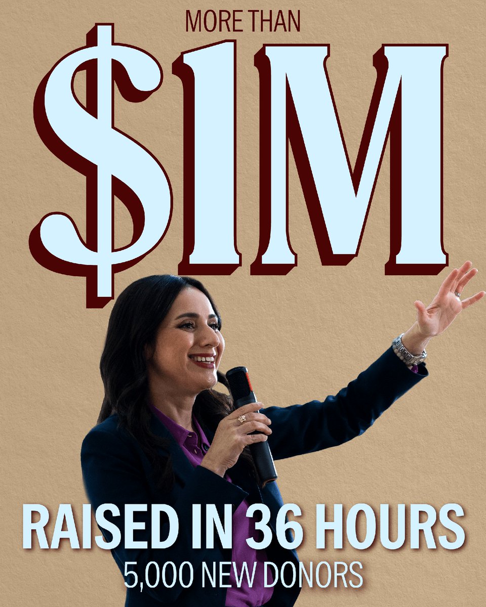 GinaHinojosaTX's tweet photo. Texans are ready for change. 

Together, we're going to secure the American Dream and take back power for working Texans. https://t.co/uuJBfXq5pE