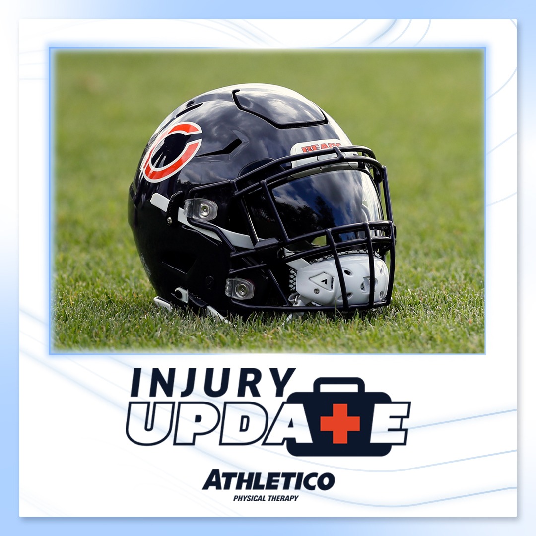 ChicagoBears's tweet photo. For the first time since Week 7 of the 2022 season, we do not have a single player with an out, doubtful or questionable designation on our injury report