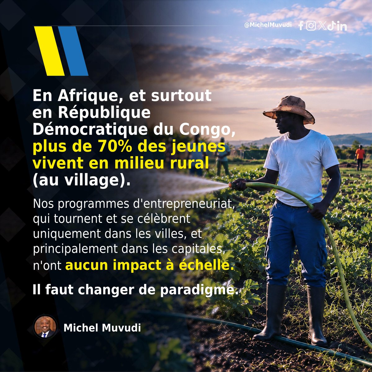 MichelMuvudi's tweet photo. Il faut qu'on quitte nos zones de confort pour avoir un impact à echelle...#Bwamanda #Idiofa #Boko #Karawa #Kabalo #Kapanga #Luiza #Luputa #Sakania #Lubao #Bafwasende #Mweka #Ingende #Kamonia #Niania #Kasongo #Mulongo #Nioki #Wikong #Mwenga #Lubefu, #Lienard, #Fizi, #Bumba,... https://t.co/chb99Wwino
