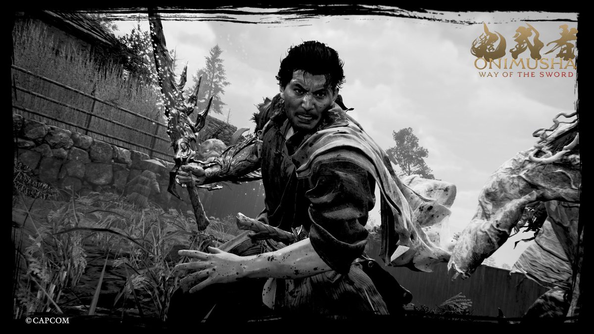 bluegreenherb's tweet photo. #CapcomSnapshots
#鬼武者WS
お題は武蔵なので武蔵を。その①
黒澤監督作品のイメージっぽくモノクロで⚔️ https://t.co/EYinPMnmEb