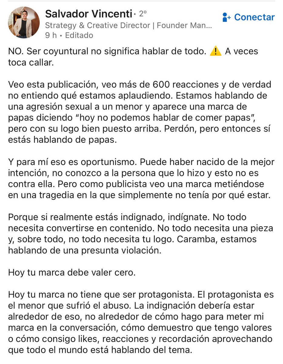 Uncafecommie's tweet photo. por fin una persona cuerda en Linkedin https://t.co/eMNnIBaLH5