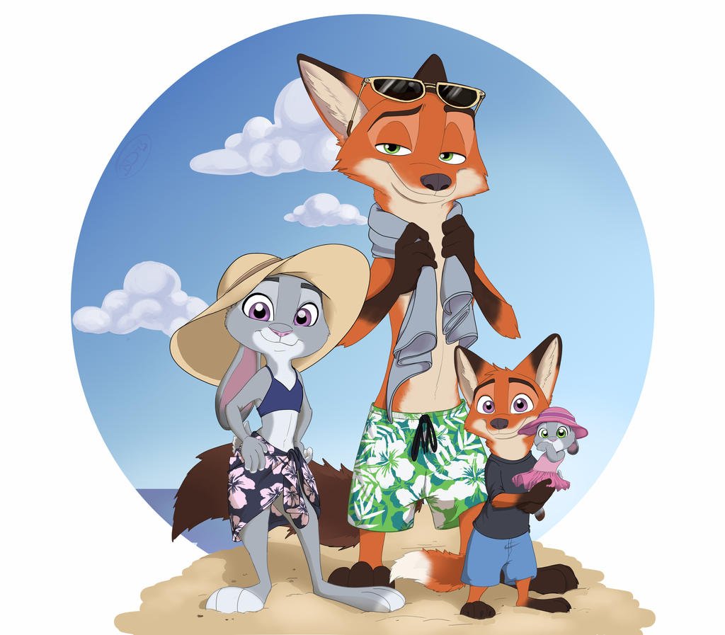 sidneyfmn's tweet photo. "Nick, I can give you this life, this family, this house—but it might never be enough to repay everything you’ve done for me."

"Judy, you’ve already done more than I could ever ask for, and you have no idea what kind of fate you saved me from. This life, this family—that’s already enough for a fox who had nothing."
Art by bluedragon
#wildehopps #zootopia