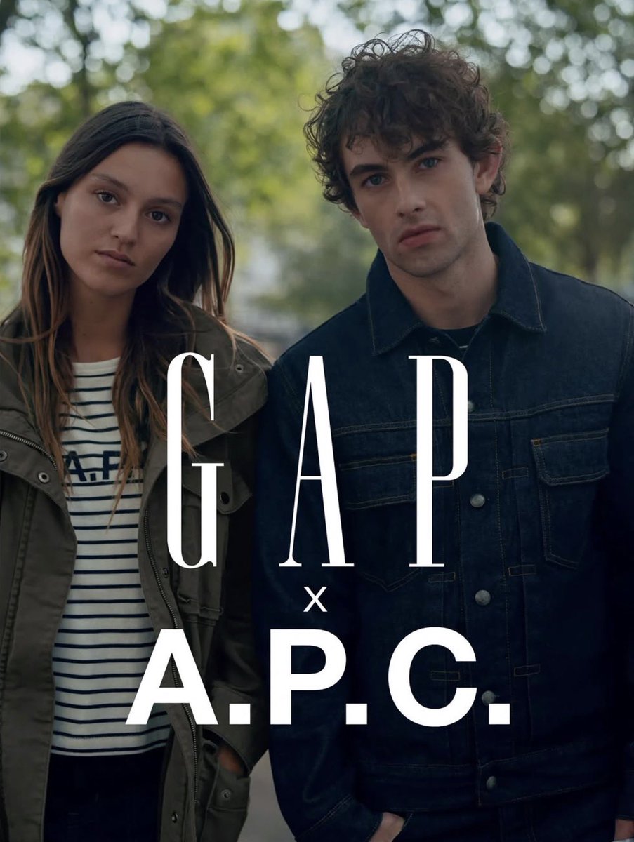 yasuakifujii's tweet photo. Gap × A.P.C. が9月19日（土）10:00～公式オンラインにて発売
https://t.co/qlmAyEnYR4

- ギャップ APC アーペーセー https://t.co/8IFsJKIXDn