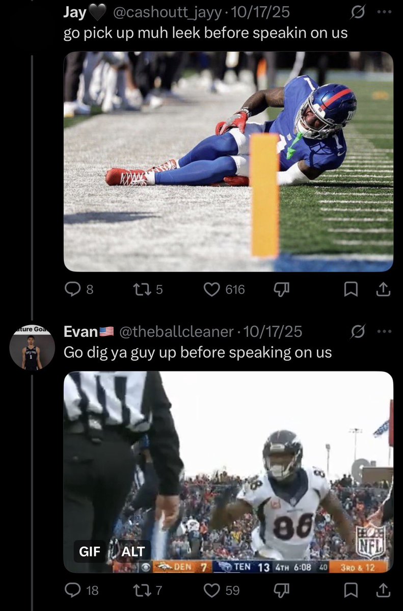 J0nesToChina's tweet photo. Never even seen division matchups get this serious that week was insane 😭 https://t.co/ZC6jQRn6jD
