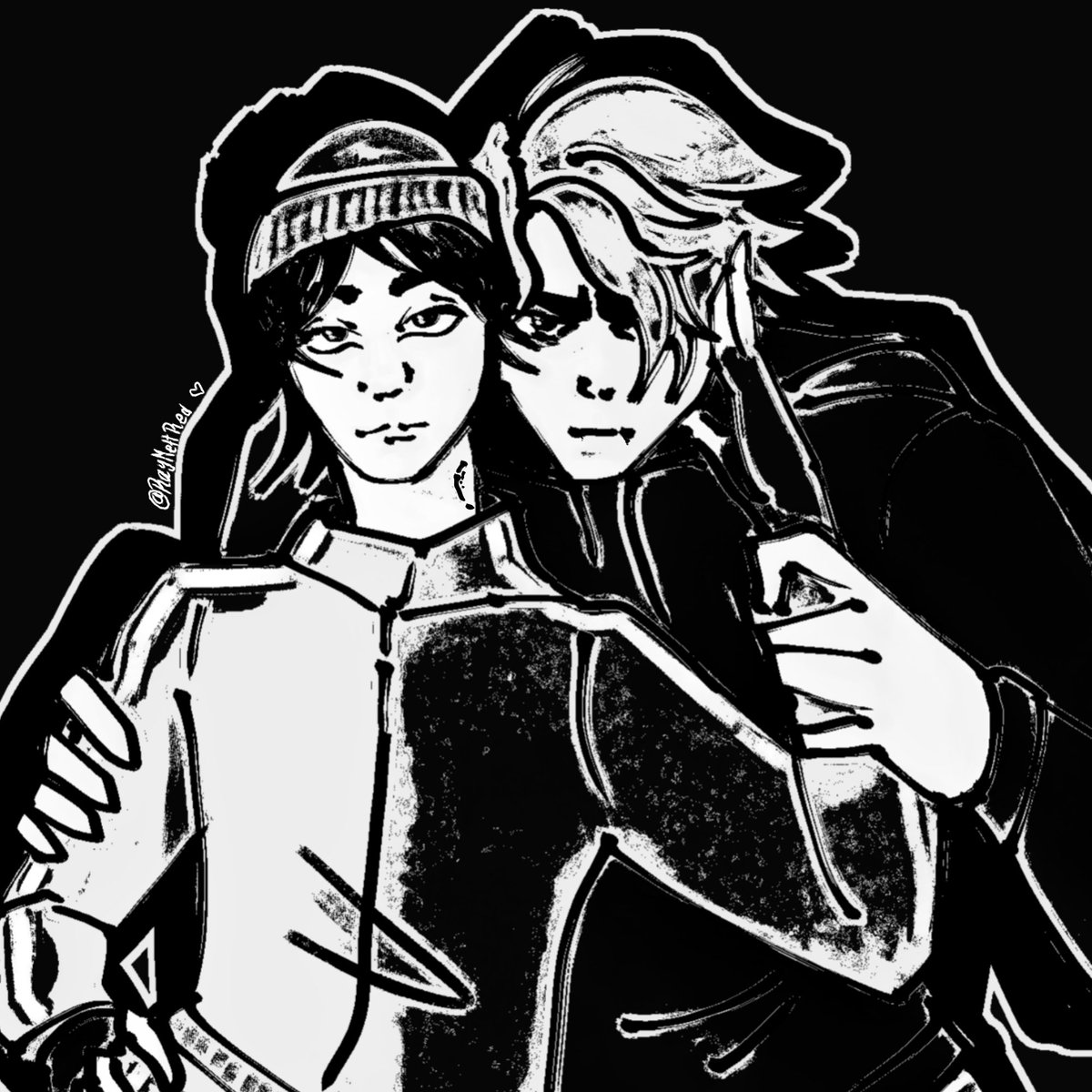 RayMettRed's tweet photo. La referencia / El fanart luckity
(Jamás voy a soltar este ship)
#luckity
#luckityfanart https://t.co/It5n3nS1iQ
