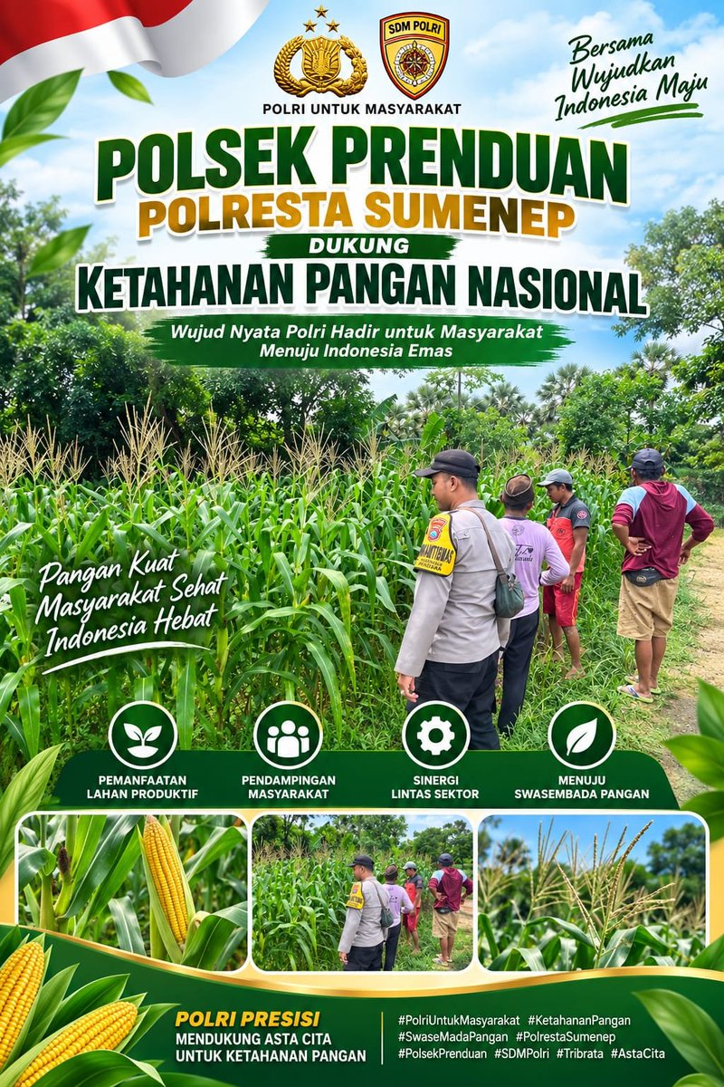 Kresna063's tweet photo. #astacita
#polripresisi
#polriuntukmasyarakat
#swasembadapangan
#ketahananpangan
#ketahananpanganpoldajatim 
#ssdmpolri
#divhumaspolri 
#birosdmpoldajatim #bidhumaspoldajatim #polrestasumenep
#kabupatensumenep https://t.co/1XbCGc45aD