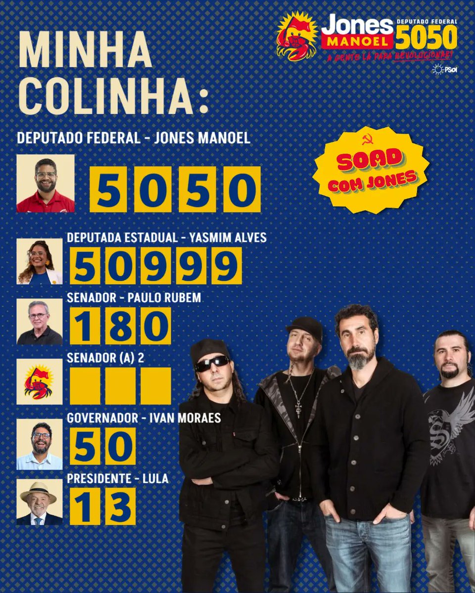 chicothecrab's tweet photo. Tá sem colinha pra votar em Pernambuco? 
se liga no time de jones manoel: https://t.co/meytn0AM25