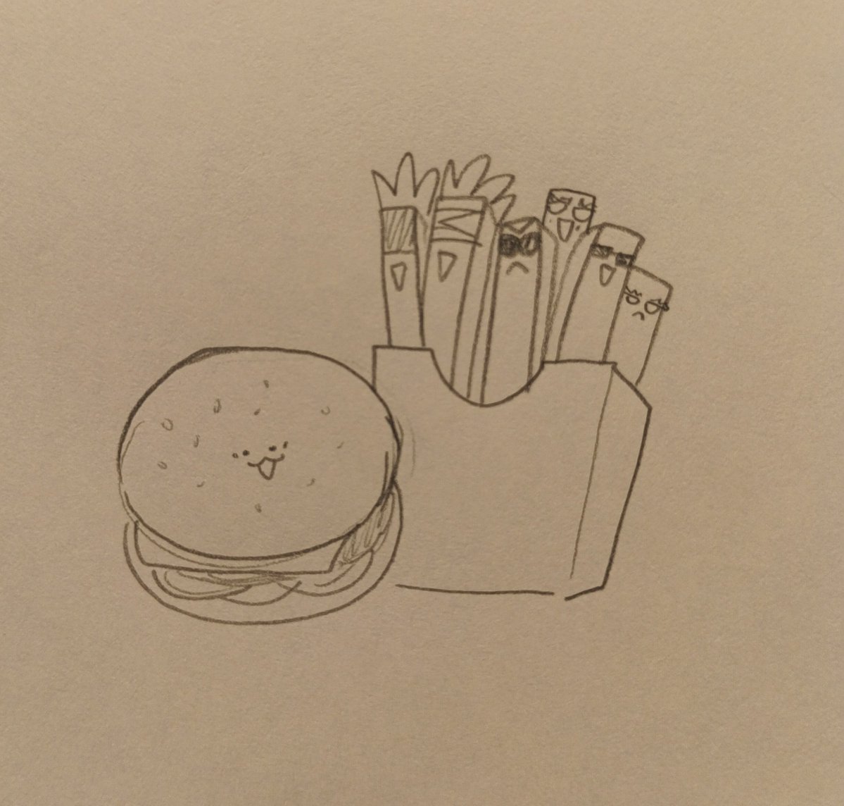 infinityfuna's tweet photo. #goyuu Yuuburger and Gofries https://t.co/PLqgxXtfmi