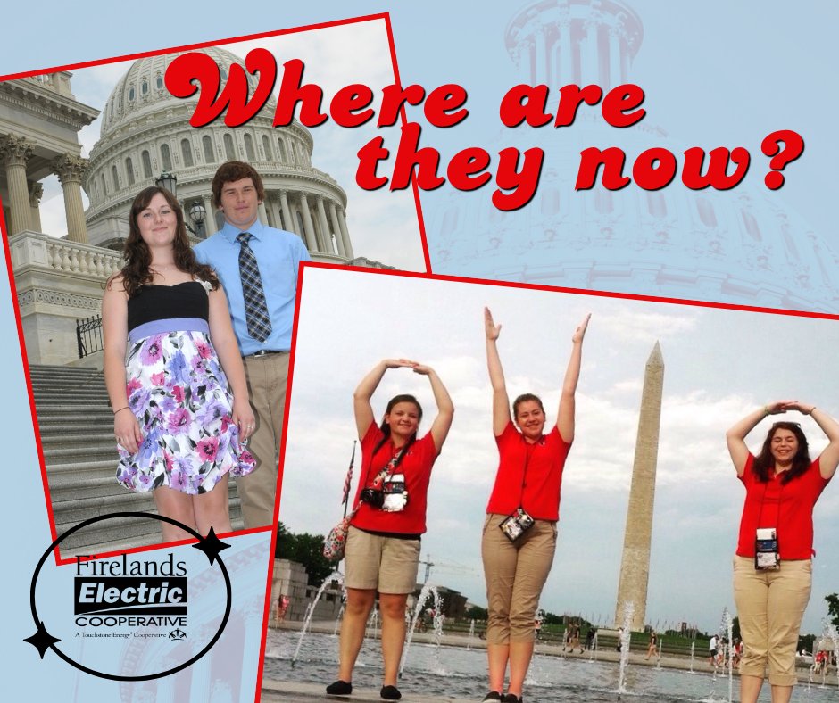 Firelands's tweet photo. Are you a former Firelands Electric Youth Tour delegate or scholarship winner? We are still looking for alumni to help with a magazine article featuring our past youth program winners. If you or someone you know is interested, please reach out to our Member Services Dept. at members@firelandsec.com or 1-800-533-8658 before Sept. 24.