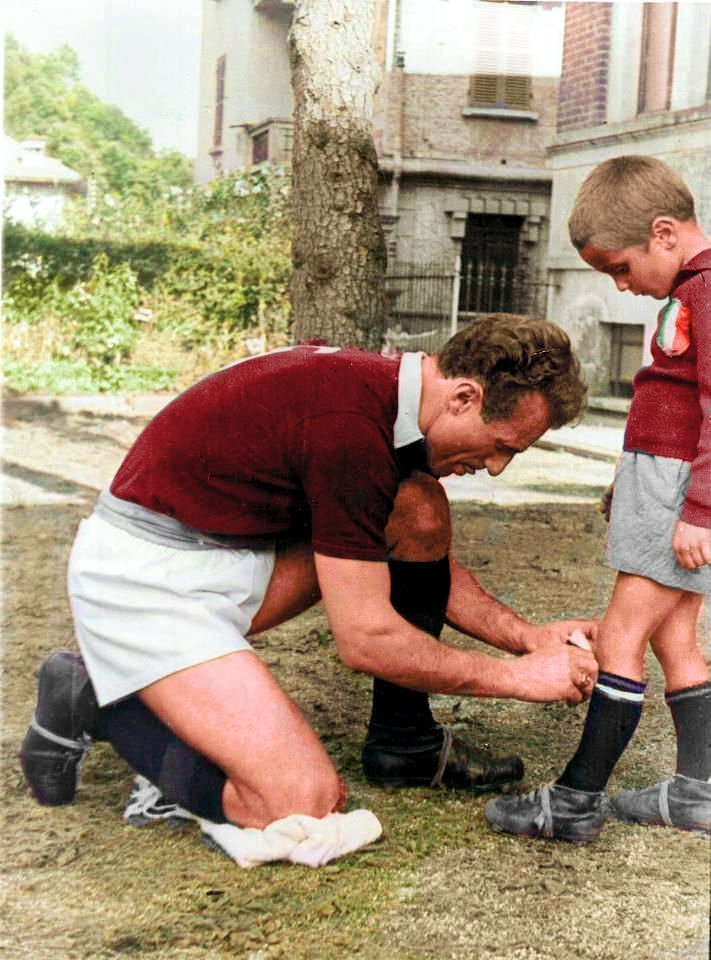sergioandreola's tweet photo. Valentino &amp; Sandro Mazzola https://t.co/YYyaLV7krJ