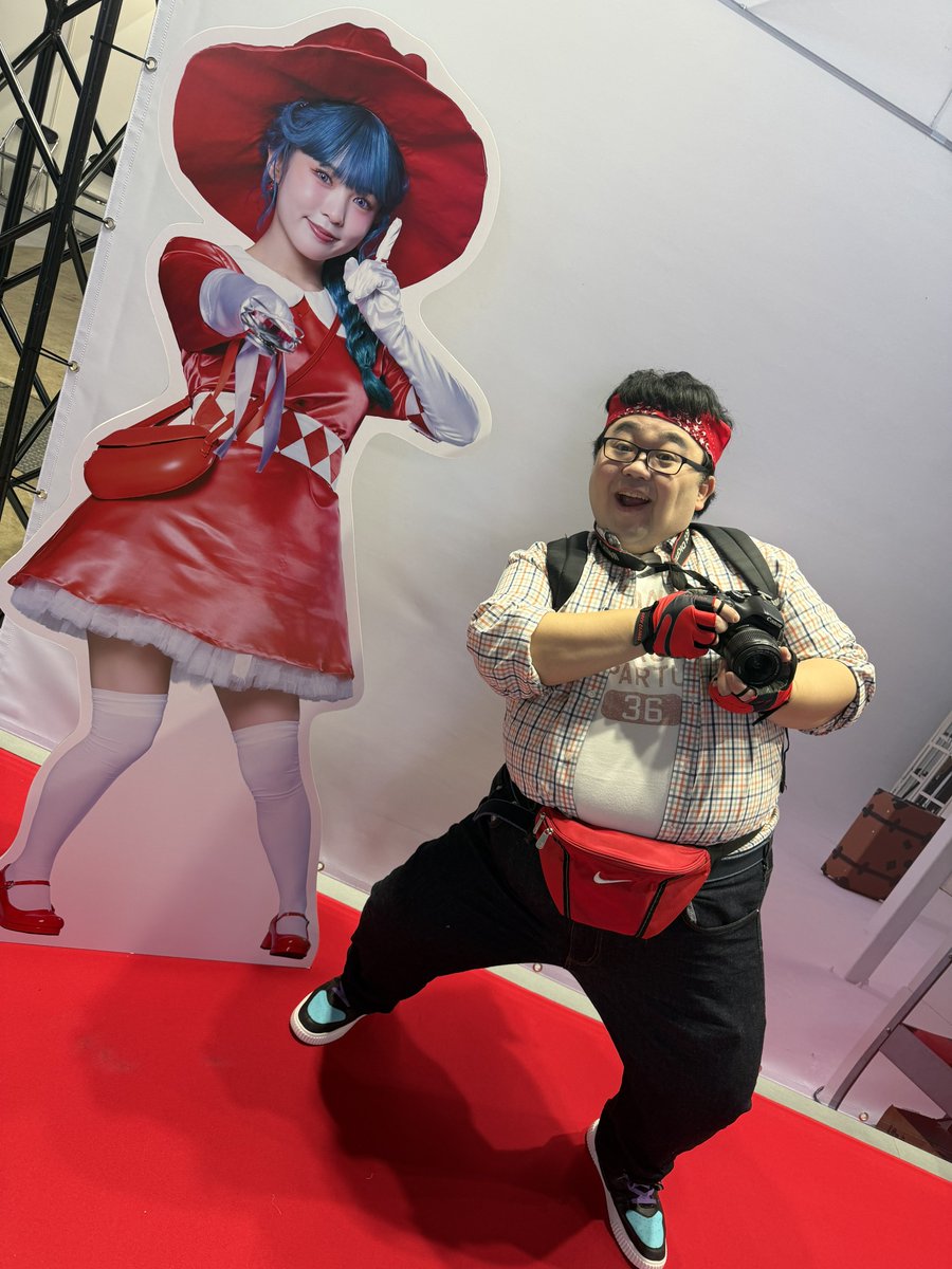 akibalost's tweet photo. 本日TGS2026一般デー
公式Xをフォローで豪華景品の当たる巨大ガラポンが回せる！

肥満田三郎とのフォトスポットでは、
肥満田と写真を撮ると缶バッジがもらえます！

試遊台は30台！試遊をすると試遊証明書ももらえます！

皆様、是非お越しください。

#アキバロスト #AKIBALOST https://t.co/SPgTHOhOe2