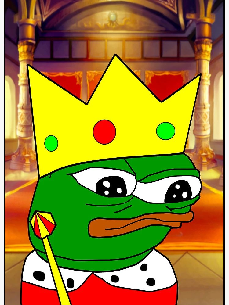 KingPepexInu's tweet photo. King pepe https://t.co/Na3vCcPEe0