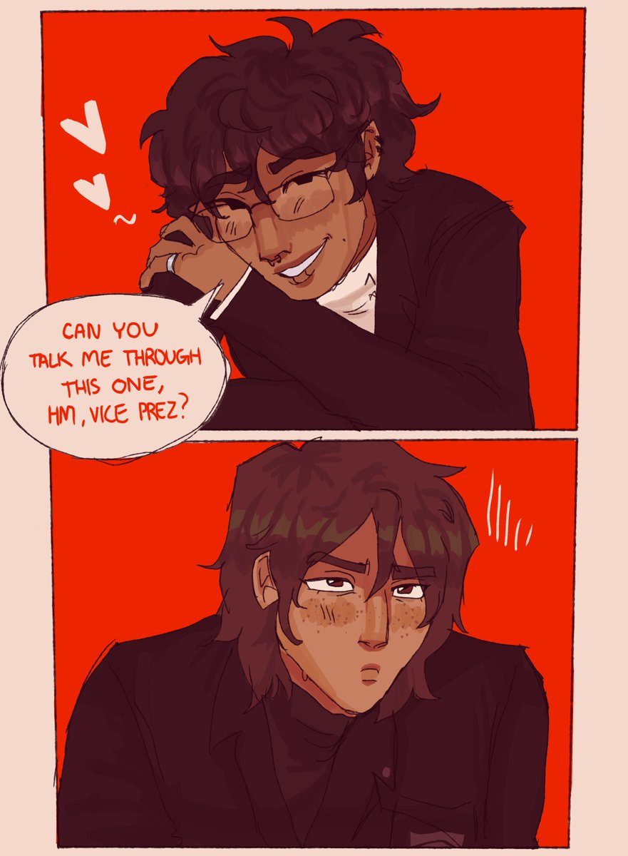 MAXEDOUTTTTT's tweet photo. that new delinquent kid can’t help but flirt with the student council vice president! #shuake https://t.co/4r0v4DSraO
