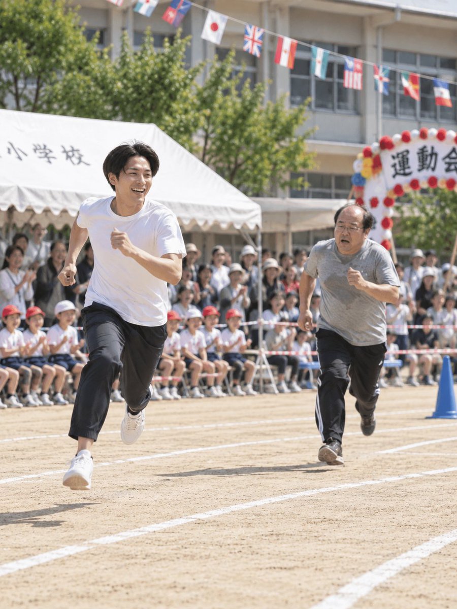 CEO_dad_K_sub's tweet photo. 子供の運動会シーズン
男性も結婚と子育てが早い方が良い理由がこれ https://t.co/TcKk1OE5Mk