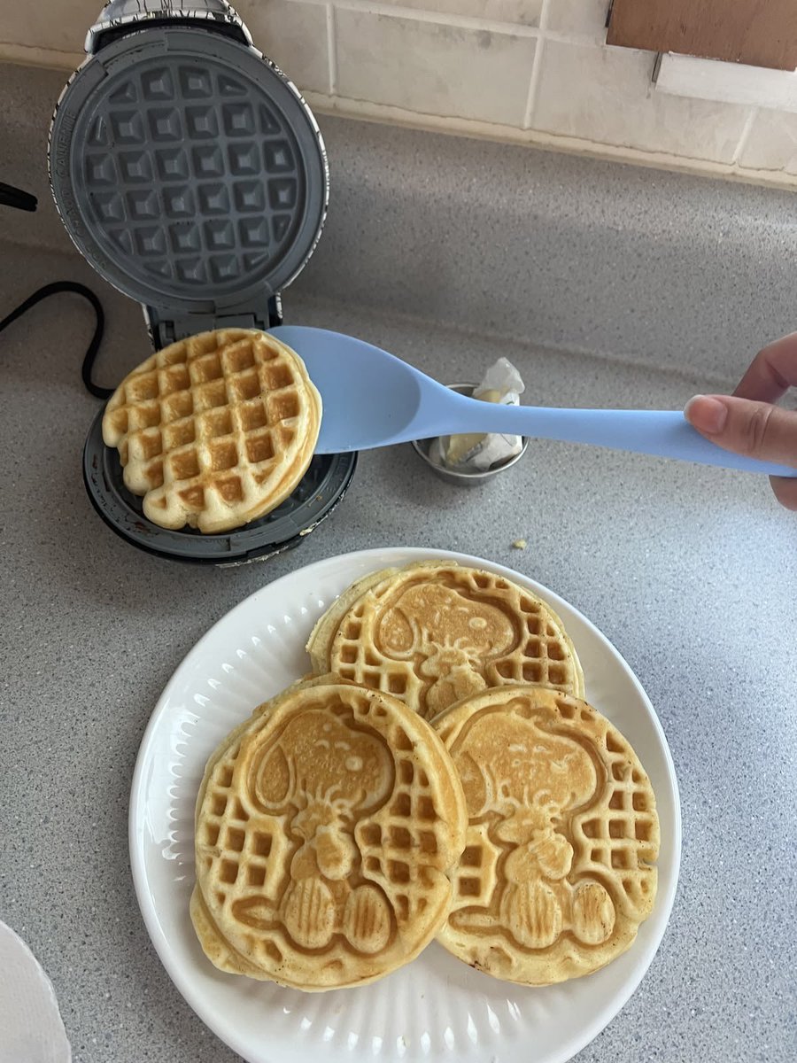 DailySnoopys's tweet photo. SNOOPY WAFFLES https://t.co/YeYplYsKGB