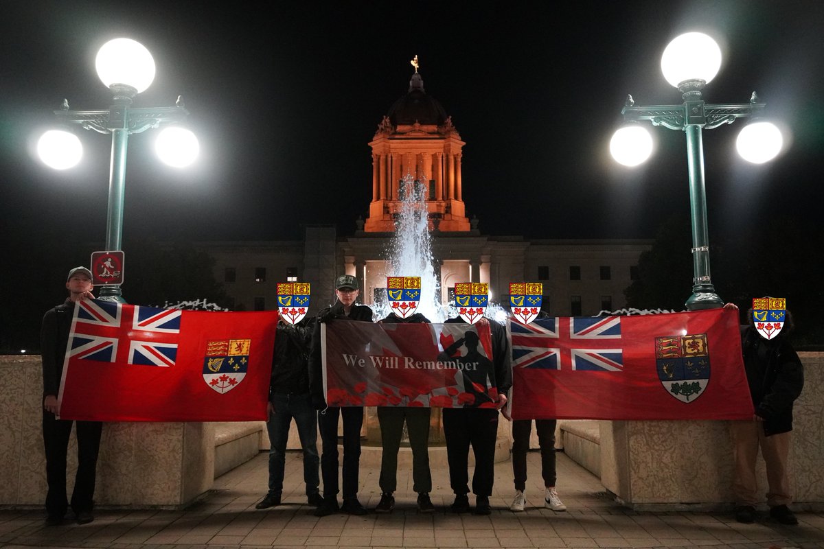 realmaxgenest's tweet photo. The Dominion Society's Winnipeg Operations Team sends its gratitude to the deranged communists at the University of Manitoba, who have helped us immensely over the past weeks.

Their hilariously psychotic crash out has brought in more members, donations, and further normalized our message.

We are winning.

LONG LIVE CANADA.
