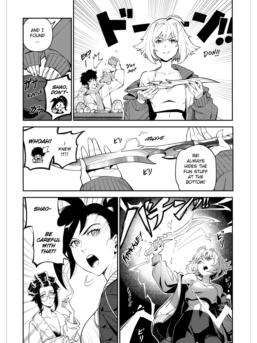 AzukiManga's tweet photo. Shao tags along on her sister’s relic hunts.
Keeping her out of trouble is the hard part.

Read the full first chapter for free: https://t.co/XFUrJF1cgr https://t.co/Mmte77YdQE