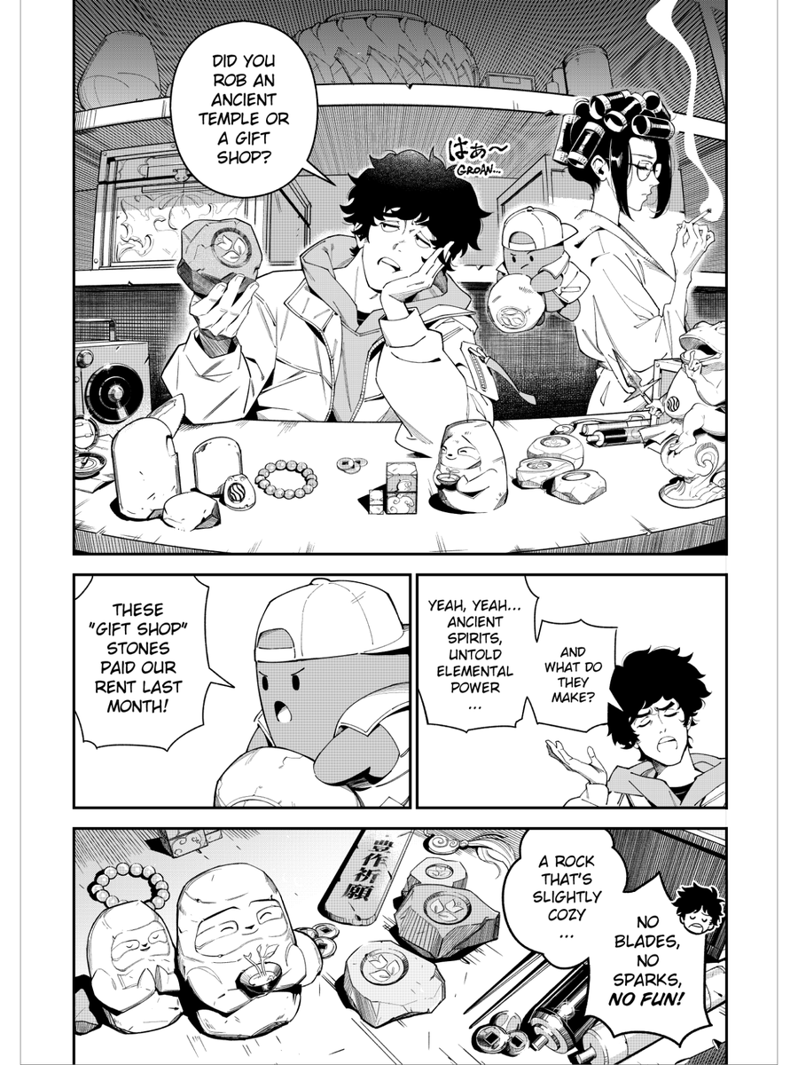 AzukiManga's tweet photo. Shao tags along on her sister’s relic hunts.
Keeping her out of trouble is the hard part.

Read the full first chapter for free: https://t.co/XFUrJF1cgr https://t.co/Mmte77YdQE