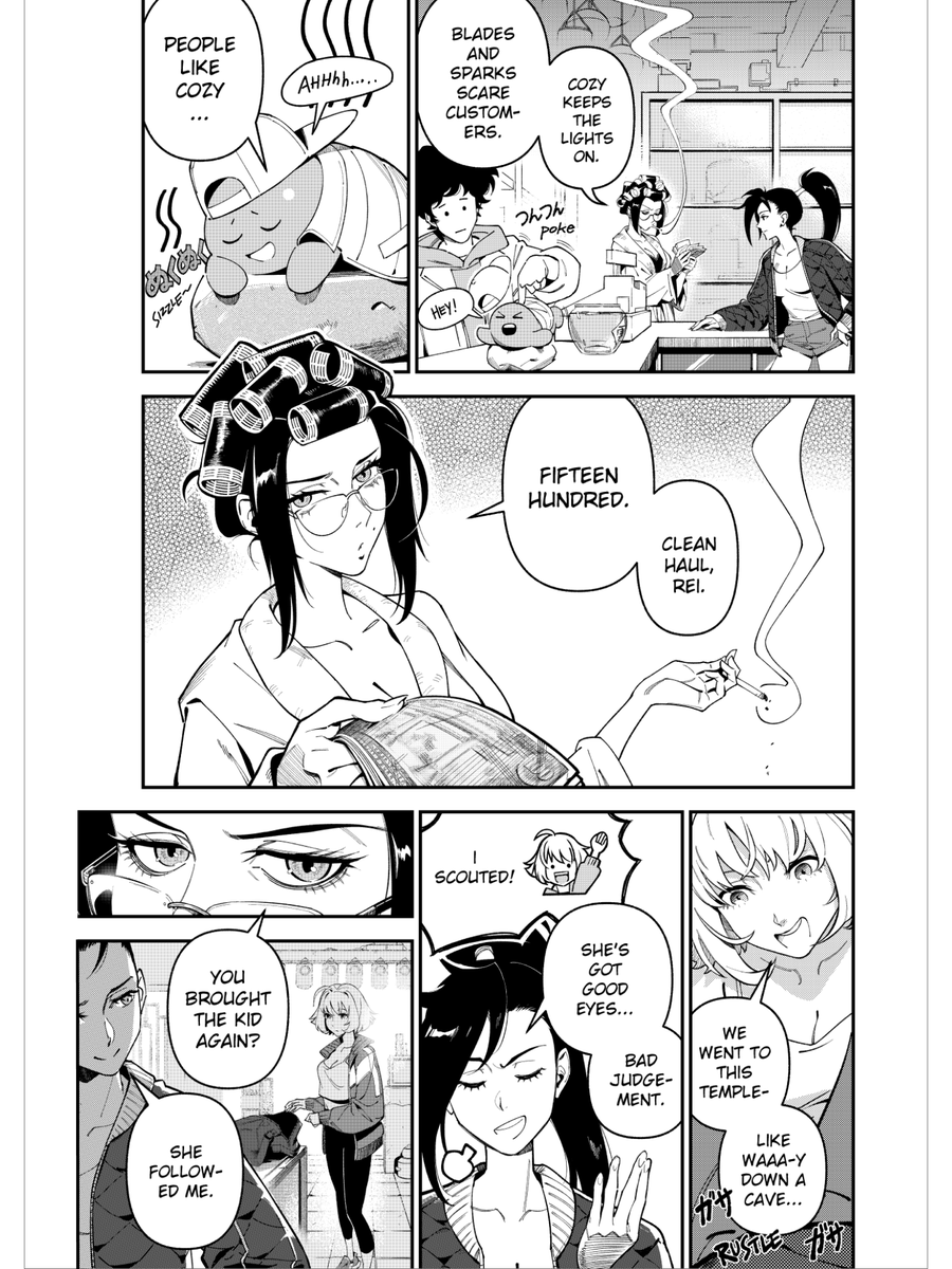 AzukiManga's tweet photo. Shao tags along on her sister’s relic hunts.
Keeping her out of trouble is the hard part.

Read the full first chapter for free: https://t.co/XFUrJF1cgr https://t.co/Mmte77YdQE