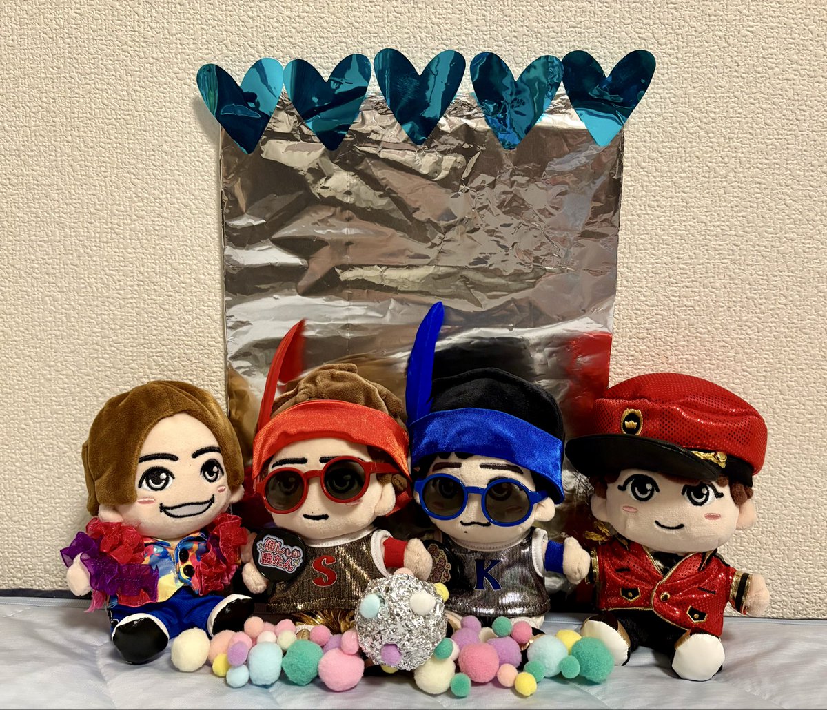 LinearisSumina's tweet photo. @marimari_tori とっても素敵ですネェ💓
我が家にも、昨日全部がそろい
ましたぁ💙💛💚❤️
松潤、手作りできるの凄い👍✨ https://t.co/IXj7qloyh4