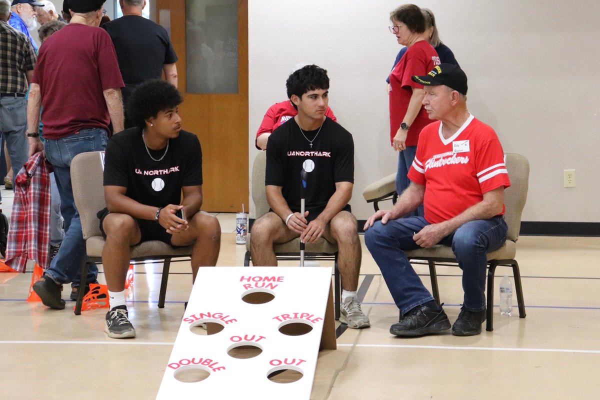 NortharkB's tweet photo. UA Northark Baseball players volunteered at the Area Agency on Aging’s annual Bean Bag Baseball event today! Such a fun event! https://t.co/h8NogiUseY