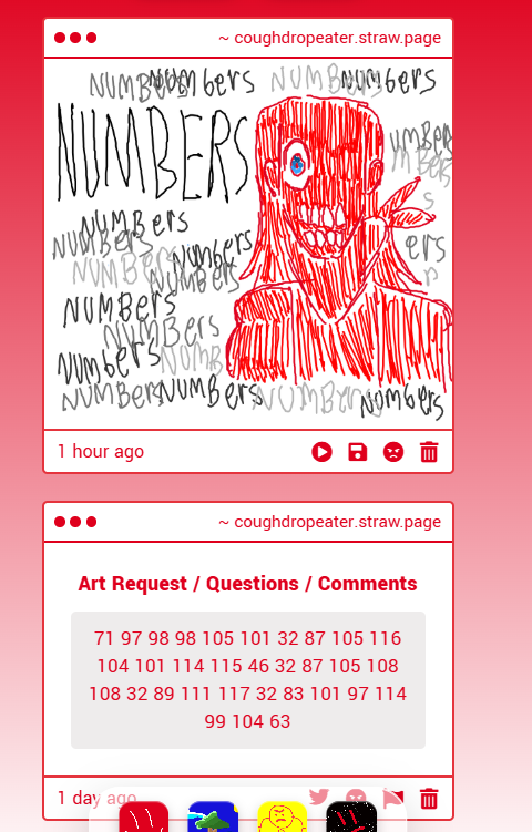 CoughDropEat2's tweet photo. Why do i got an ARG in my strawpage bruh https://t.co/xVNWzSgifD