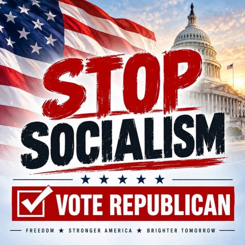 WorldExotic21's tweet photo. STOP SOCIALISM VOTE REPUBLICAN! https://t.co/mEDljHKs9L