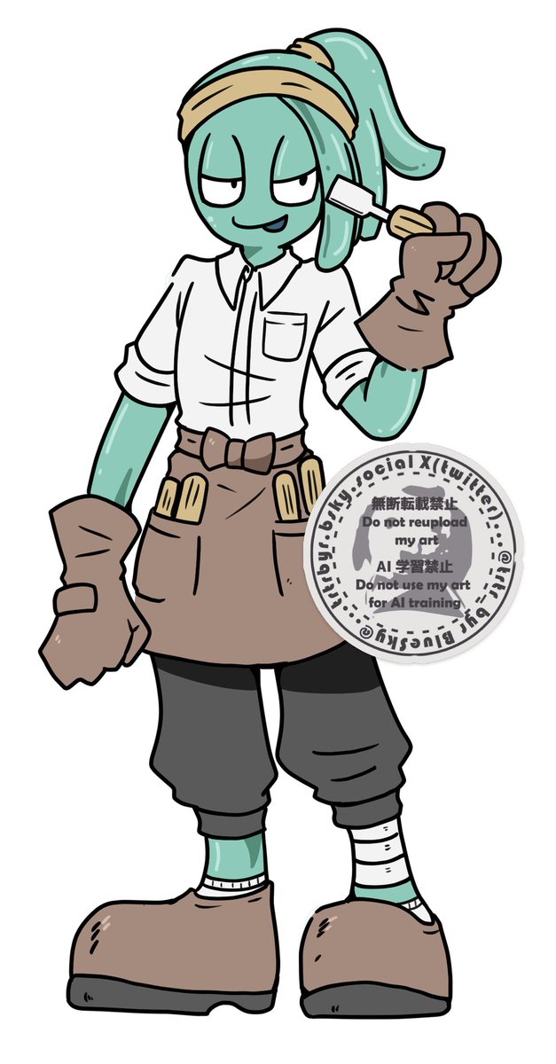 trtr_byr's tweet photo. TRPG用に作った探索者キャラです

※なんかジョナサンの派生みたいなキャラになったので名前はイーサン＝トンプソンです https://t.co/Cj0zDCO2Xn