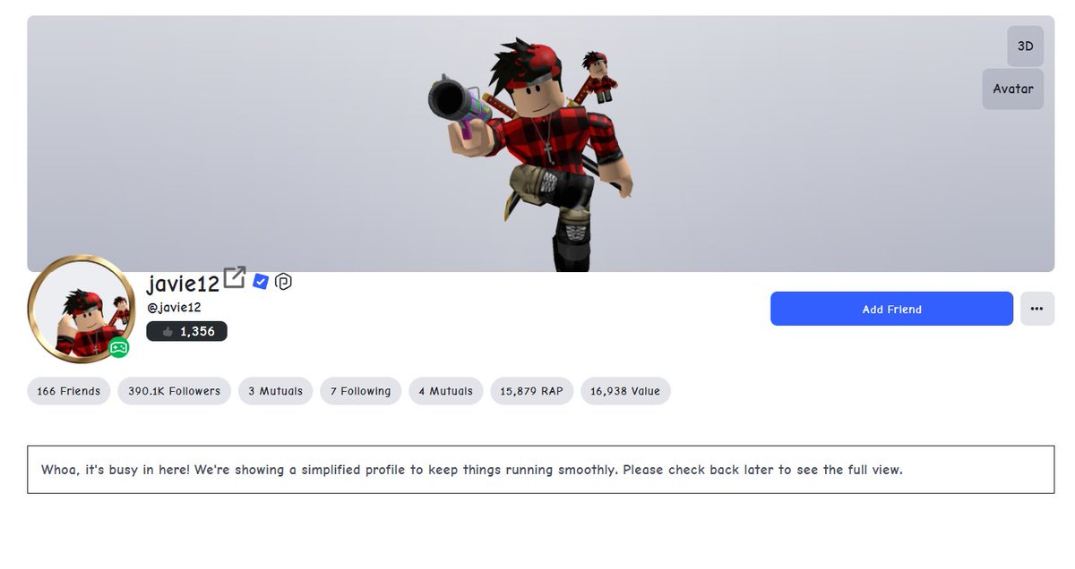 joshuathe5th's tweet photo. hey @Roblox_RTC @Bloxy_News new warning message https://t.co/UZMG6dHg6B