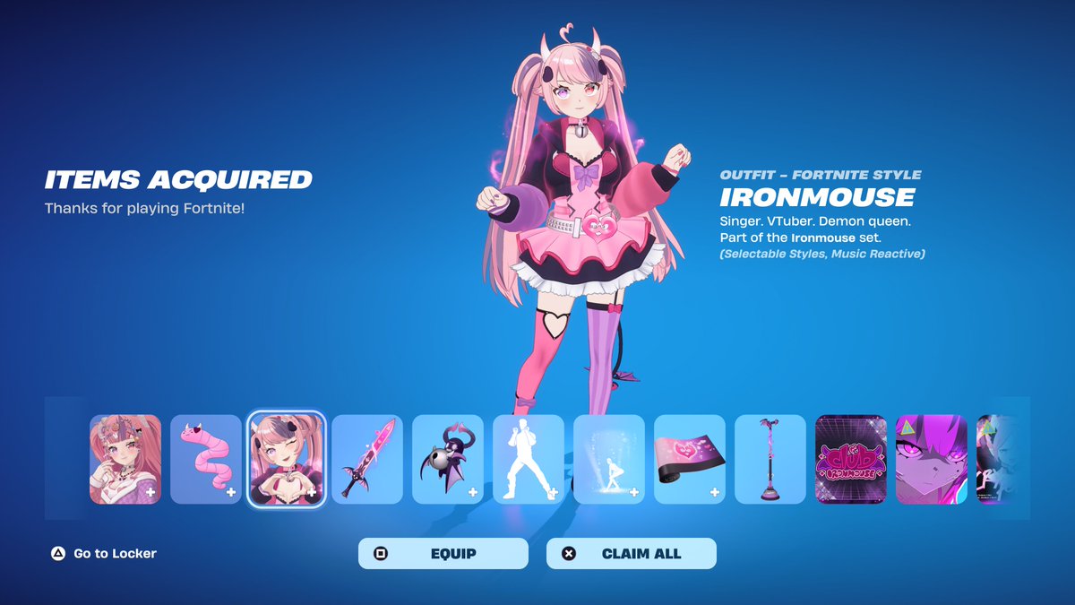 PixelStarMercy's tweet photo. #ironmouse #fortnite 💌 https://t.co/we3Fw2ZHII