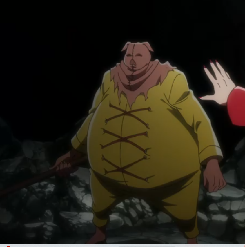 KingsleyPanda2's tweet photo. Fat Character (pig mask) from nanbaka part 3 #Nanbaka #fat #pigman #chub #bigbelly https://t.co/MCDEe8LvYc