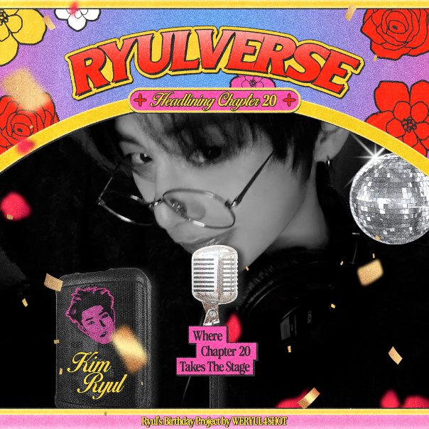 tdaesan's tweet photo. @WERYUL4SHOT Happy birthday, Ryul! Wishing our star rapper another year of unmatched flow, magnetic energy, and endless success. Keep breaking barriers and taking every stage by storm @Ryulhim @Ryulkni
ㅤ
#RYULVERSE20 
#태어난날부터_RYULSTYLE
#20thRyulStyle https://t.co/PMjnE3rSnG