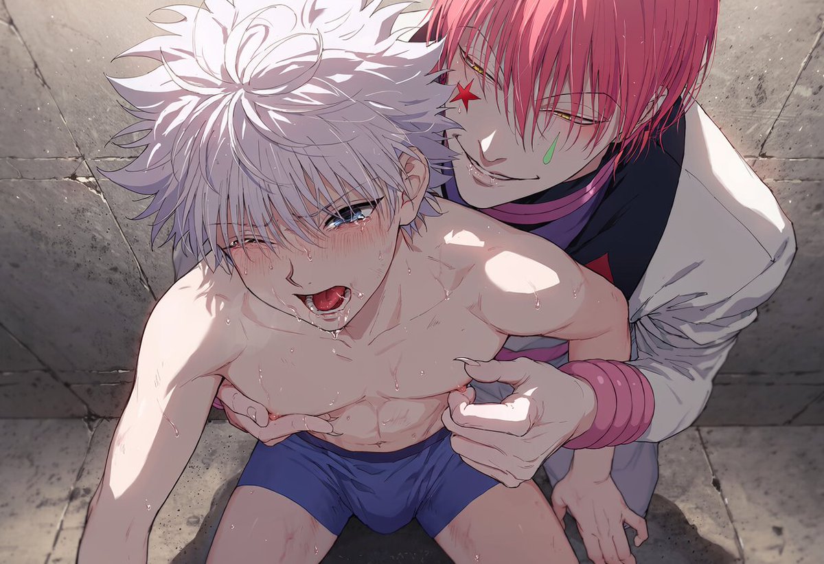 from_washi's tweet photo. 次はヒソカ×キルア
#男リョナ https://t.co/r1PERXLsUJ