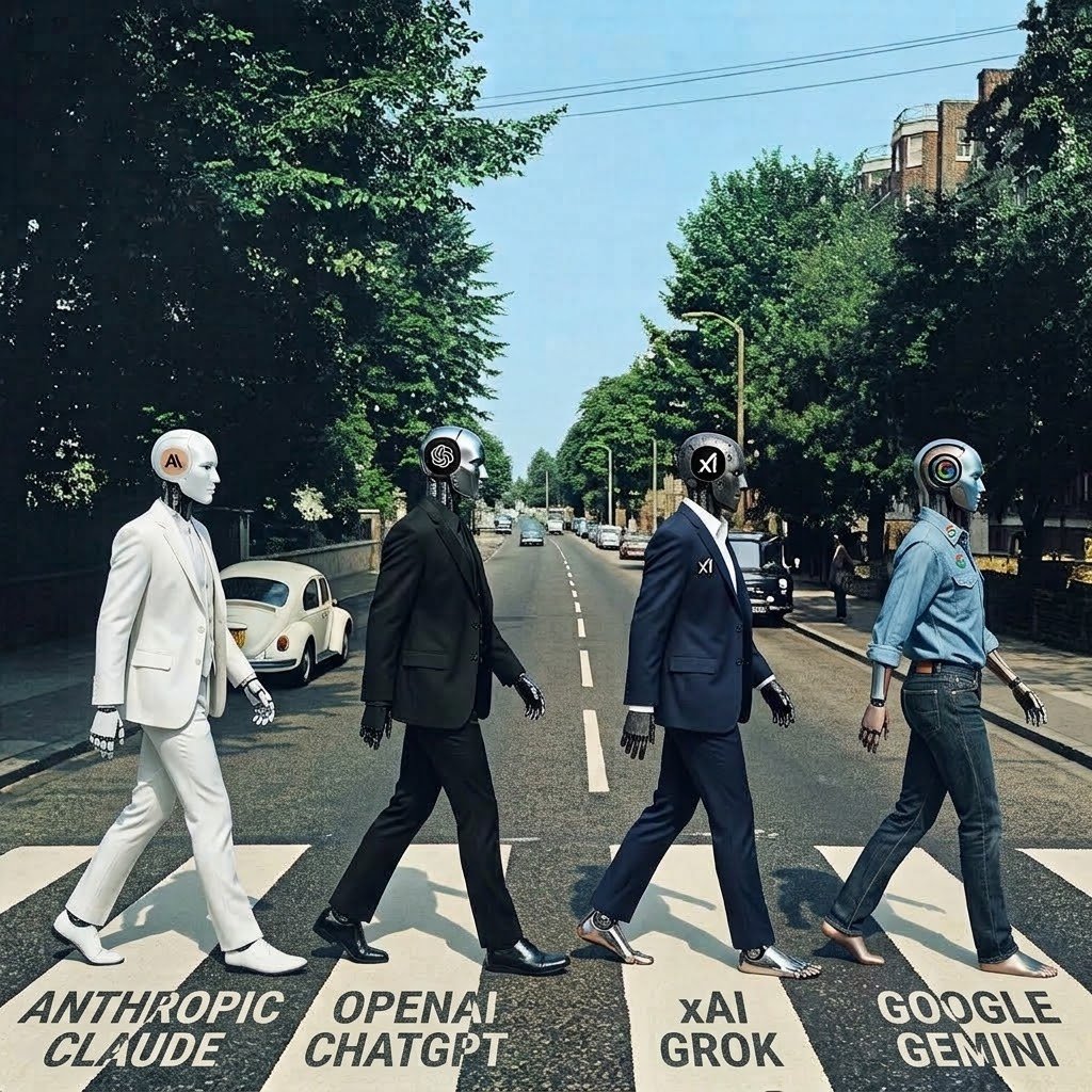 jobeto86's tweet photo. ☠️ Los 4 jinetes del apocalipsis laboral. 🦾

📄 ¿Ya preparaste tu CV?

#AbbeyRoadAI #TheSiliconBeatles #GenerativeAI #FutureOfWork #AIParody https://t.co/297v7UHgRs