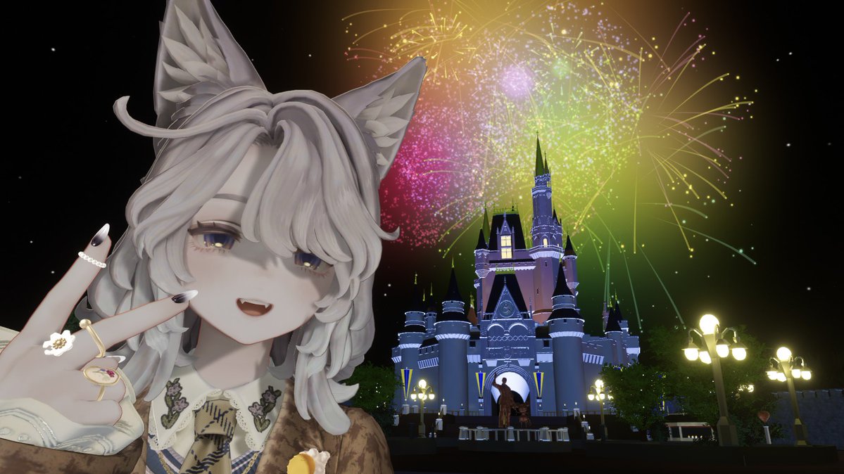 shion310303's tweet photo. おはよ〜
最近ディズニー行けてないのでせめて雰囲気だけでも
 #VRC
 #VRChat 
 #Marycia3D https://t.co/X7Vh8FnAnc