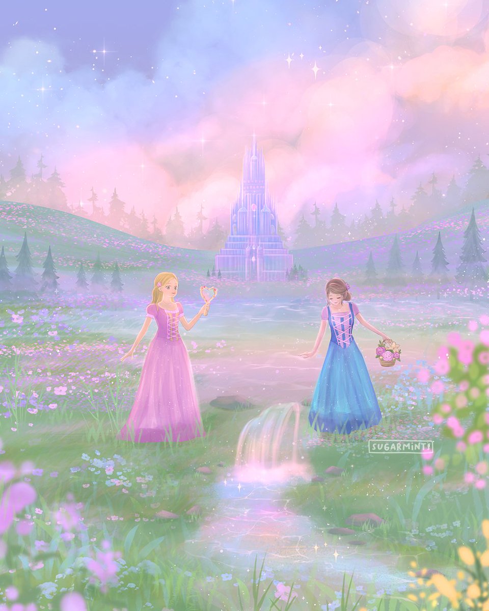 sugarmintdreams's tweet photo. Barbie diamond castle! 🏰✨️ https://t.co/i0RmTR0BIi