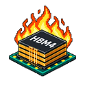 MemeFab_fun's tweet photo. gm. meet HBM4.

stacked. high bandwidth. low attention span.
the fab's most over-engineered character preview.

a meme character. not affiliated with any chipmaker. https://t.co/JRxYoVTWWe
