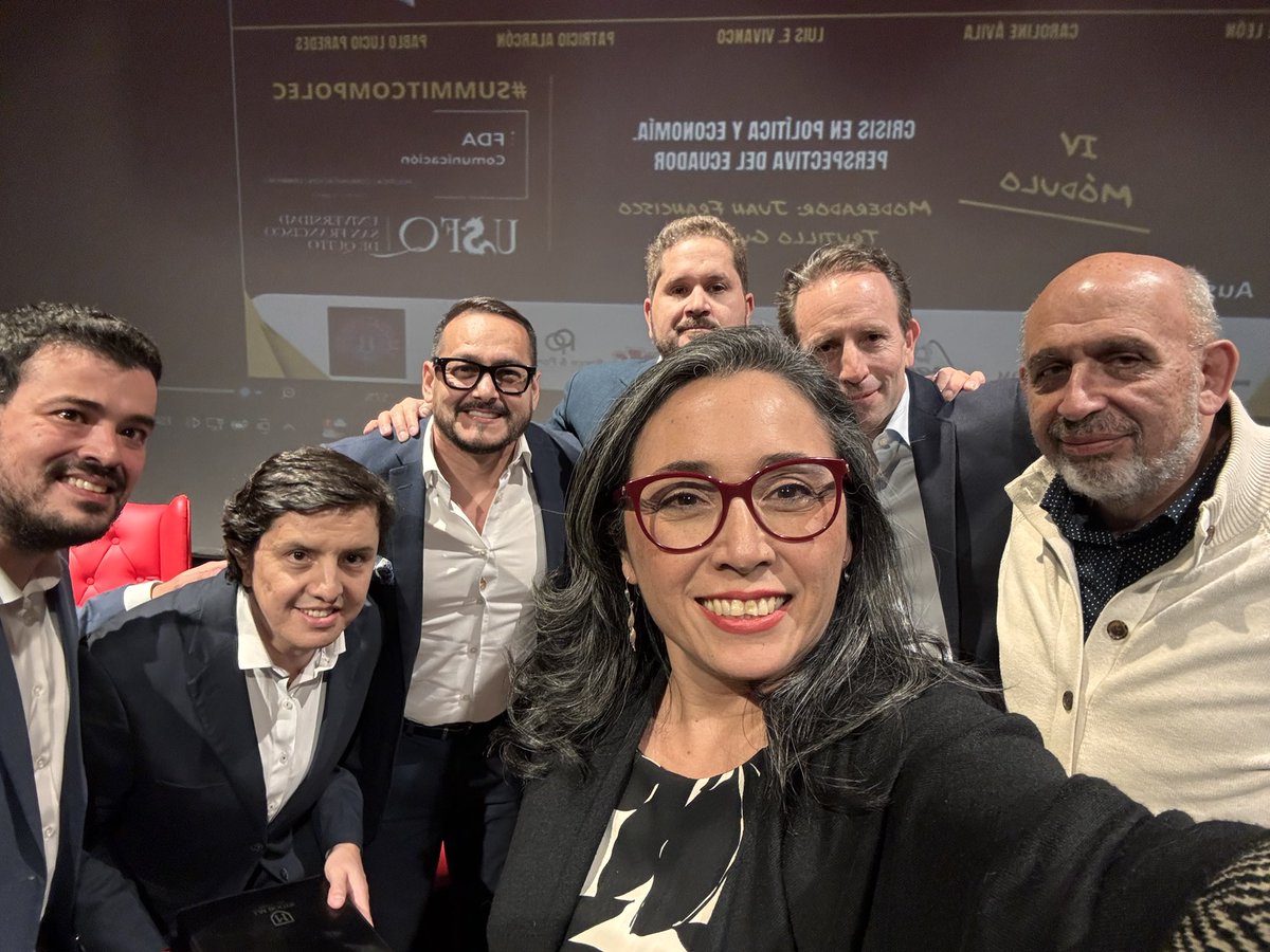 avilanieto's tweet photo. El cierre con un panel espectacular. Gracias por este regalo!! @SummitComPolEc https://t.co/aPmFZmqm4A