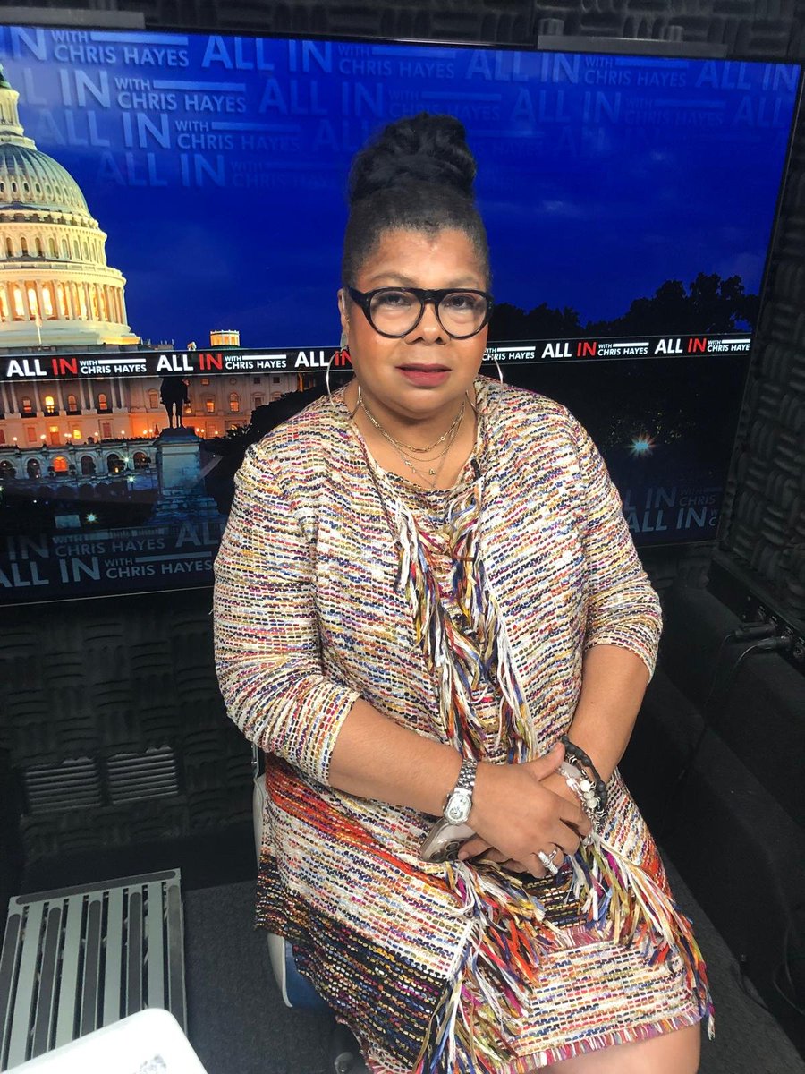 StudiGo_LLC's tweet photo. "This President has no bottom when it comes to the press and his disdain for the press who wants to give news. I mean, the President went after me for asking questions about a community that apparently he didn’t want to acknowledge."

@TheContrarlan host @AprilDRyan  speaking with @jacobsoboroff on @allinwithchris on @MSNOWNews 

Via #StudiGo mobile studio