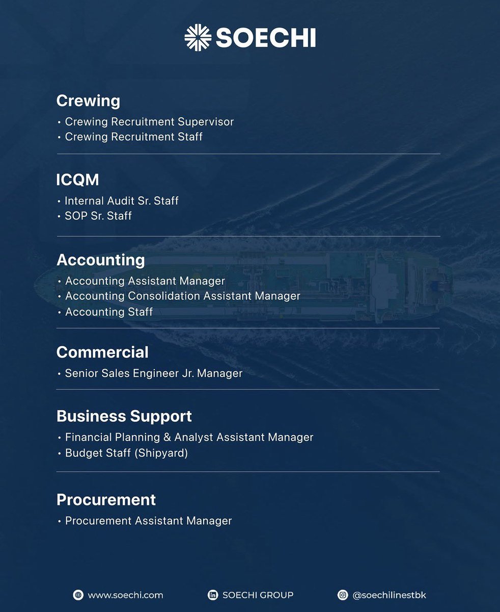 Dubidamskii's tweet photo. I think I might need to share this loker too…

Oh mereka juga butuh Intern Account Payable dan Commercial! Cekidot yaa guys. https://t.co/KuziOUeLko
