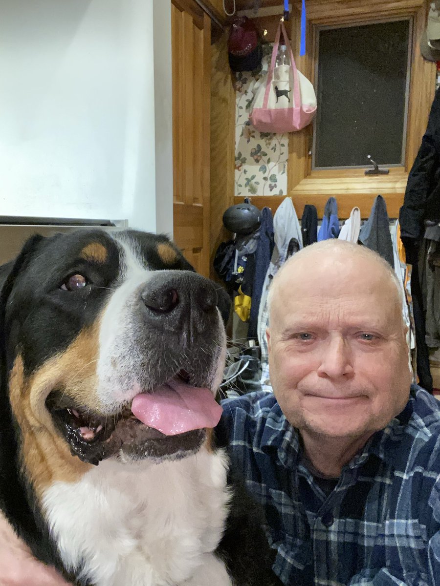 Hyperion1984's tweet photo. Well,  this is Berkley and me.  I wish I had his optimism.  Come November it is time to vote.  I ask you to vote what is good for you and your children.  All religions and humanistic views believe that the highest virtue of a civilization is not about how rich it is but how it treats the weakest and poorest.  It is time to come together for the common good and to stop the hate.
