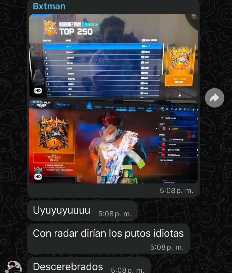 reclusivewz's tweet photo. latam people gets caught cheating  and now they start raging on rank @vBxtman ur sad https://t.co/lNM1Y8fU0n