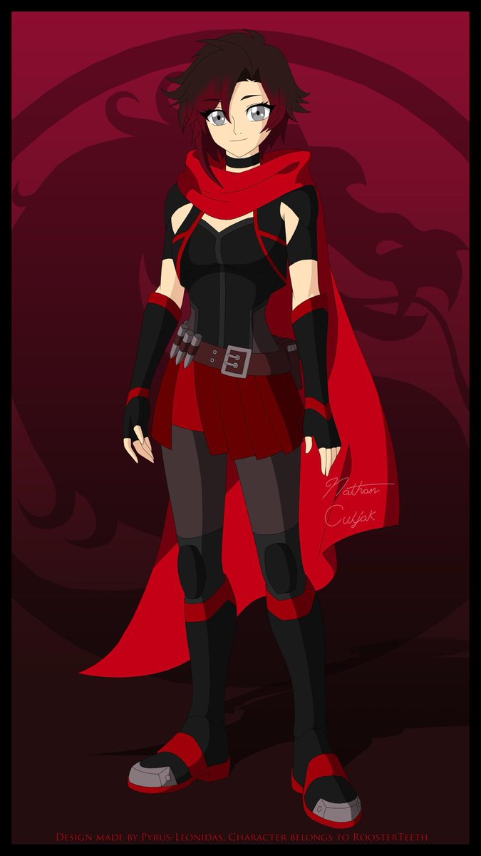 jaYTgameNews's tweet photo. (Art by Pyrus-leonidas on Reddit) 
Cool colours for Ruby. #RubyRose #RWBY https://t.co/uqvW0RofFo