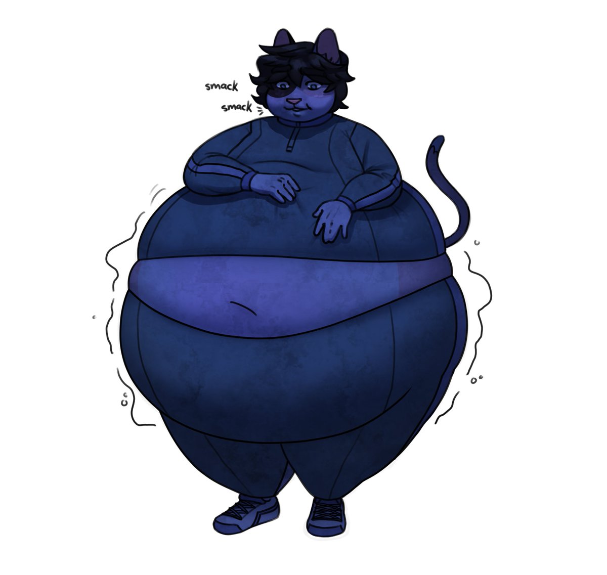 xSodiux's tweet photo. Big fat pearshaped berry boy based on a sketch by @slaychopath! 🫐

I loved it, so big and round and plush looking, don't you just wanna tease him? Brat. https://t.co/yjk3gre9Q8