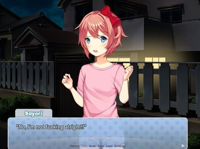 NotAlrightDaily's tweet photo. Day 1690

#DokiDokiLiteratureClub #DDLC #Sayori #DDLCExitMusic #ExitMusicSweep https://t.co/qXV00nN4wt