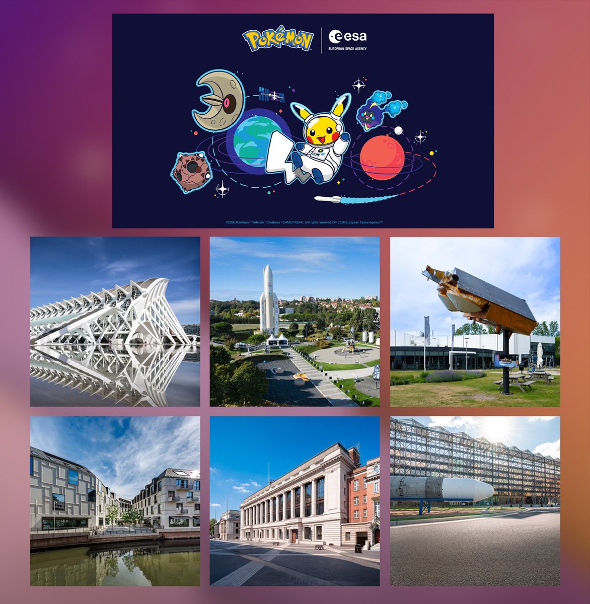 trainersgo2022's tweet photo. 🚀 ¡Se han revelado nuevos detalles de la colaboración entre Pokémon GO y la ESA!

▶️ Del 4 de octubre de 2026 al 30 de abril de 2027, los Entrenadores que visiten los museos y lugares participantes en Europa podrán disfrutar de contenido especial inspirado en el espacio, incluyendo encuentros con Pikachu Astronauta.

▶️ En los lugares participantes habrá:
🔹 Incursiones de una estrella con Pikachu Astronauta.
🔹 Investigación temporal.
🔹 Encuentros especiales con Pokémon.
🔹 Algunos Pokémon podrán aparecer con un Fondo de ubicación especial que conmemore la visita.

▶️ Del 4 al 10 de octubre habrá contenido adicional:
🔹 Tareas de investigación de campo.
🔹 Mayor aparición de Pokémon salvajes.
🔹 Este contenido estará disponible en las ubicaciones de la ESA en Europa durante estas fechas, excepto los Fondos de ubicación.

📍 Lugares participantes:
🔹 Cité de l’espace — Toulouse, Francia
🔹 Ciudad de las Artes y las Ciencias — Valencia, España
🔹 Deutsches Museum — Núremberg, Alemania
🔹 Euro Space Center — Transinne, Bélgica
🔹 Lucca Comics & Games — Lucca, Italia
🔹 Science Museum — Londres, Reino Unido
🔹 Space Expo — Noordwijk, Países Bajos

⚠️ Al parecer, el Pikachu Astronauta sería el que aparece en la imagen, aunque todavía no hay nada confirmado

#PokemonGO #PokemonGOApp