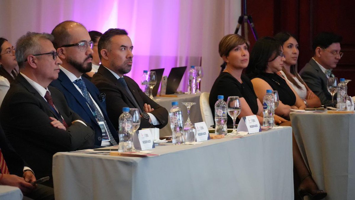 SRIoficialEc's tweet photo. Representantes del @SRIoficialEc también participaron en las conferencias sobre realidad económica vs. forma jurídica y beneficios del cumplimiento cooperativo, con una mirada centrada en la relación con los contribuyentes y los desafíos de la Administración Tributaria. https://t.co/tVWYRzpJcF
